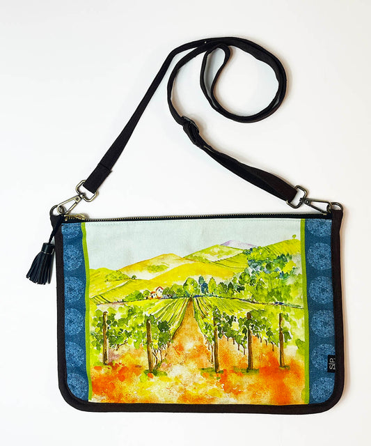 Cross Body Clutch Bag - "Among the Vines"