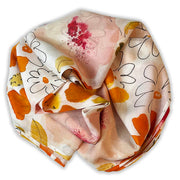"Bliss" Botanical Silk Scarf