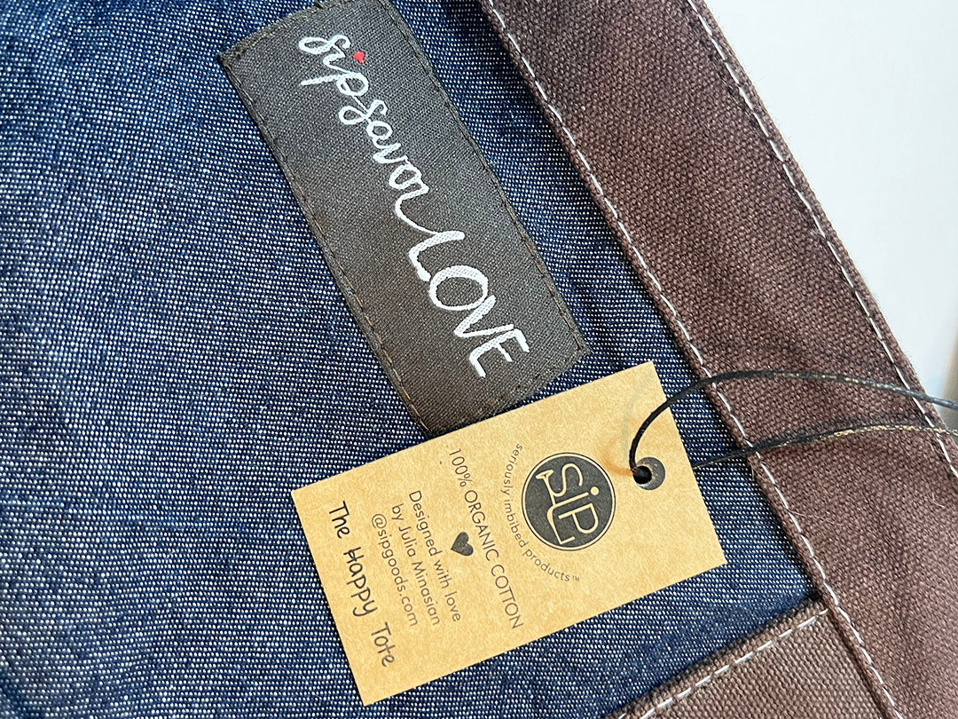 "Solstice" Denim Tote Bag