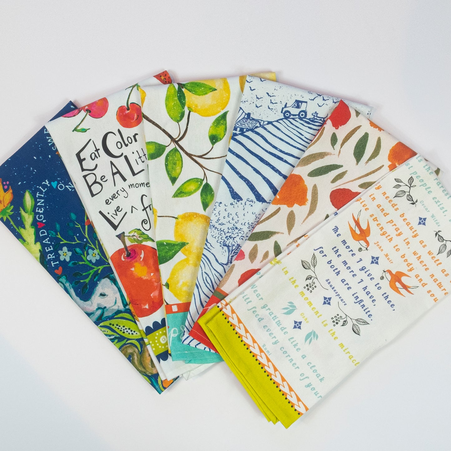 "Live Fruitfully" Kitchen Towel