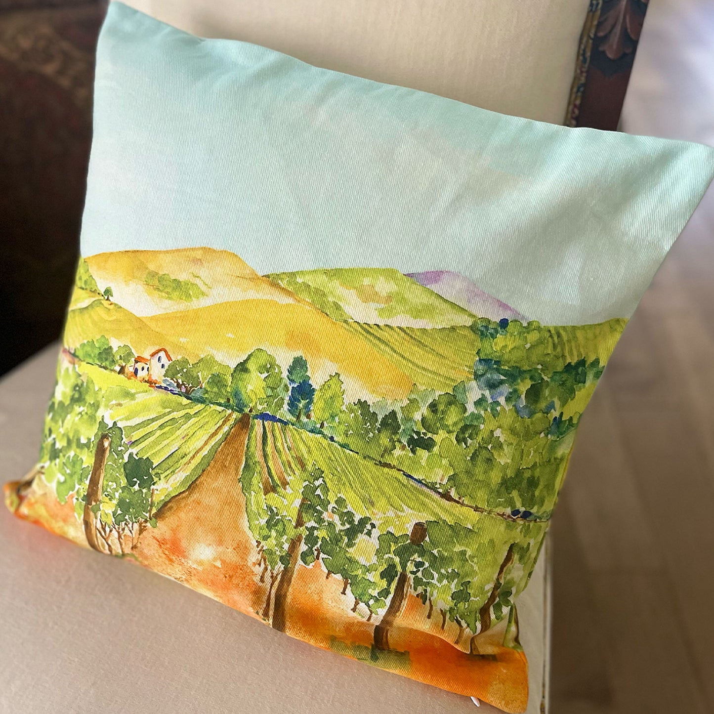 "Among the Vines" Pillow Cover