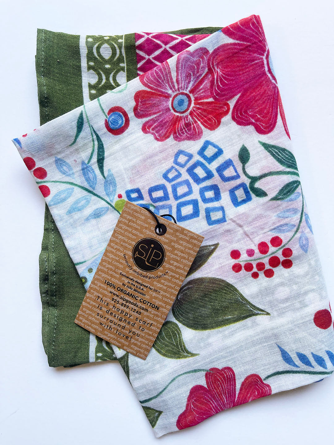 "Beauty" Organic Cotton Neck Scarf