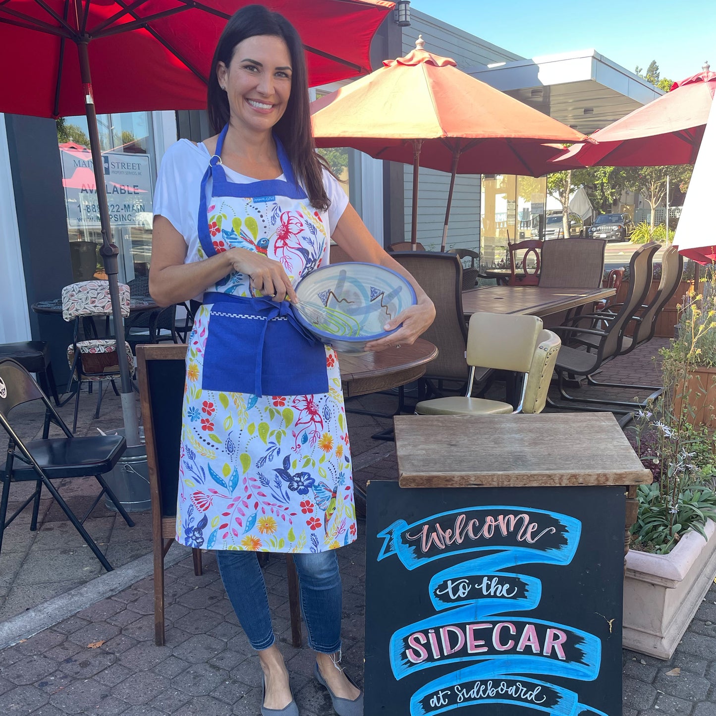 "Happy Hummingbird" Apron