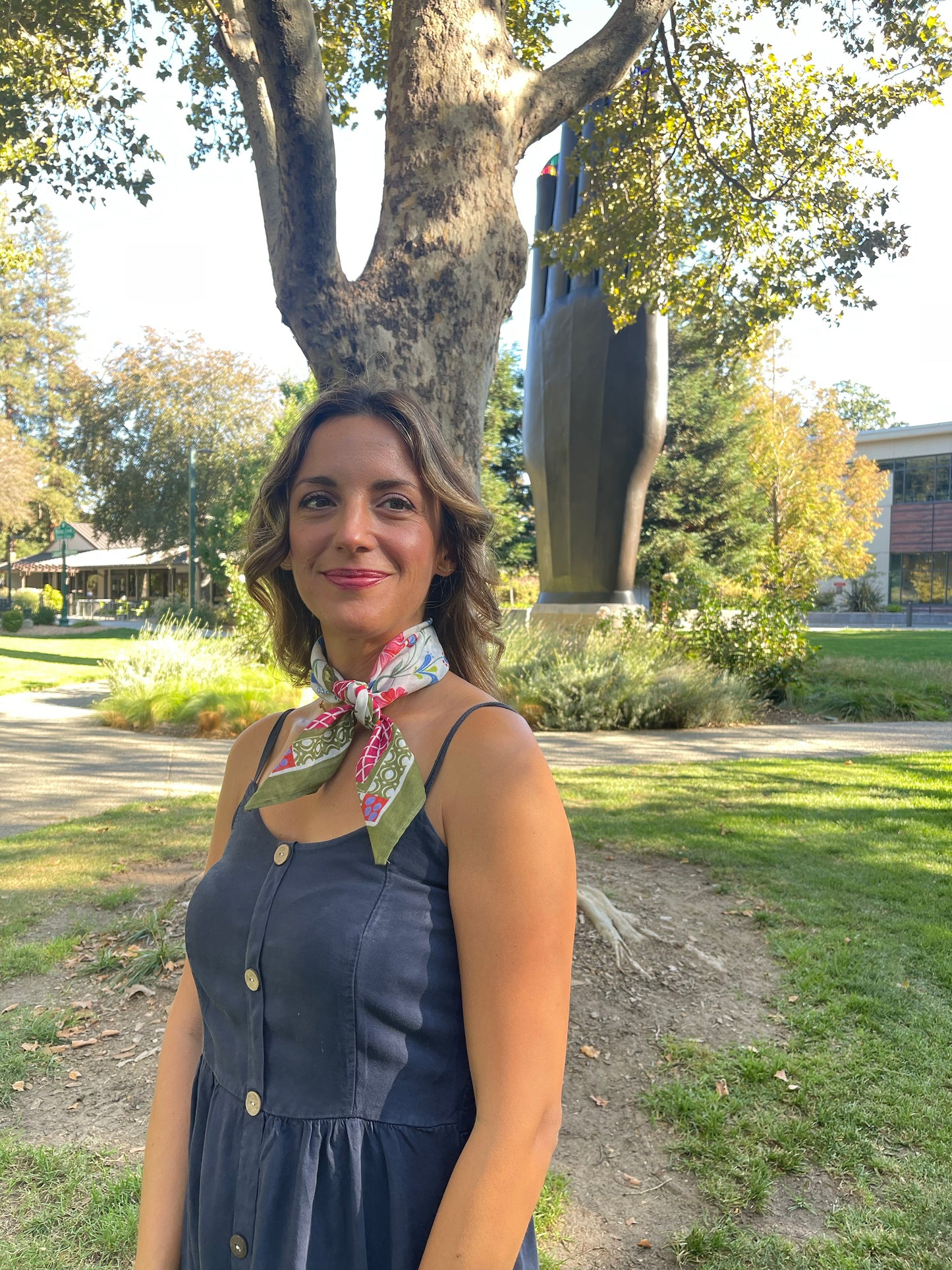"Beauty" Organic Cotton Neck Scarf