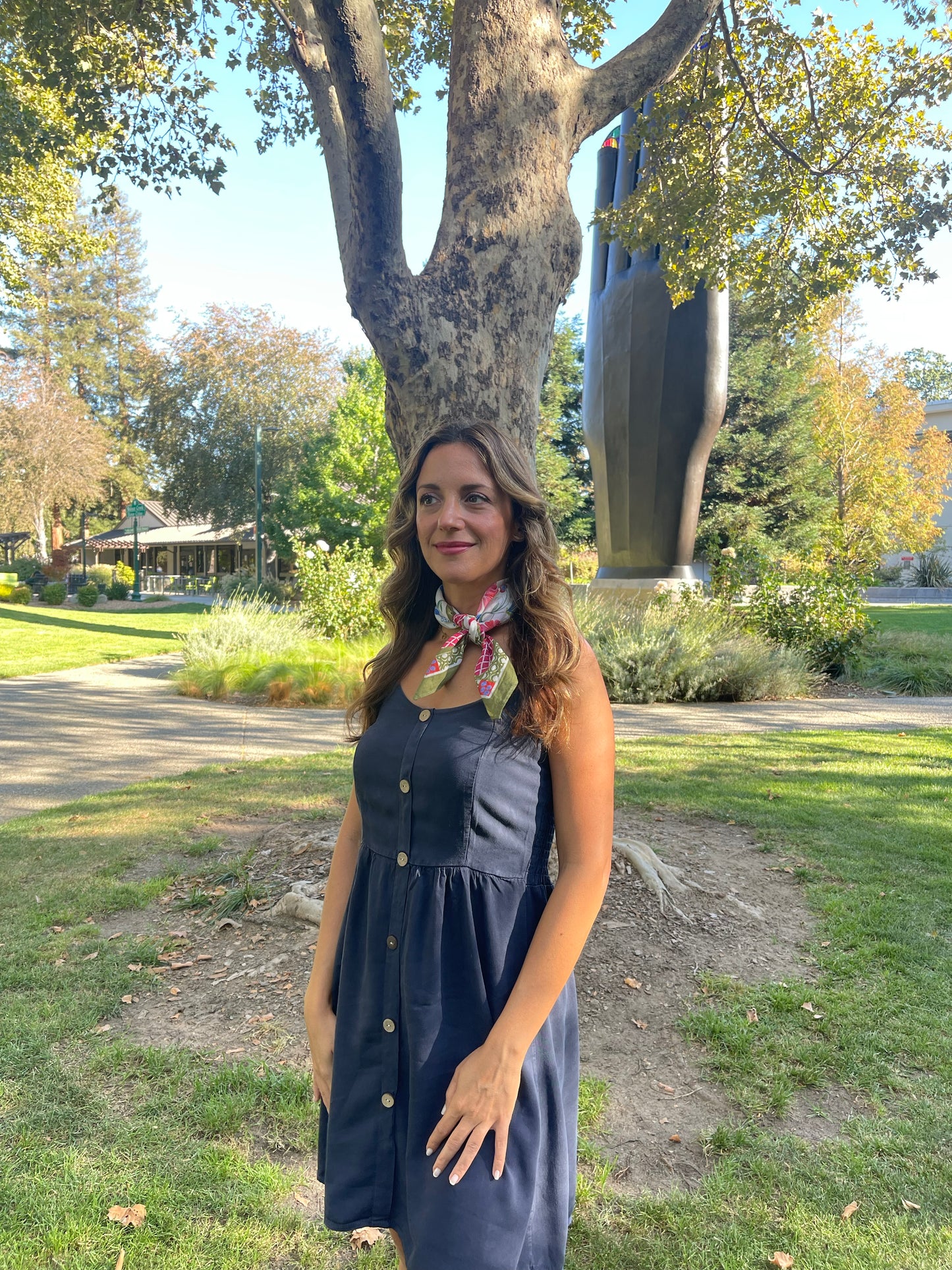 "Beauty" Organic Cotton Neck Scarf