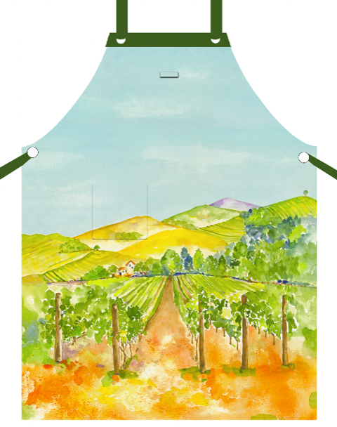 "Among the Vines" Apron
