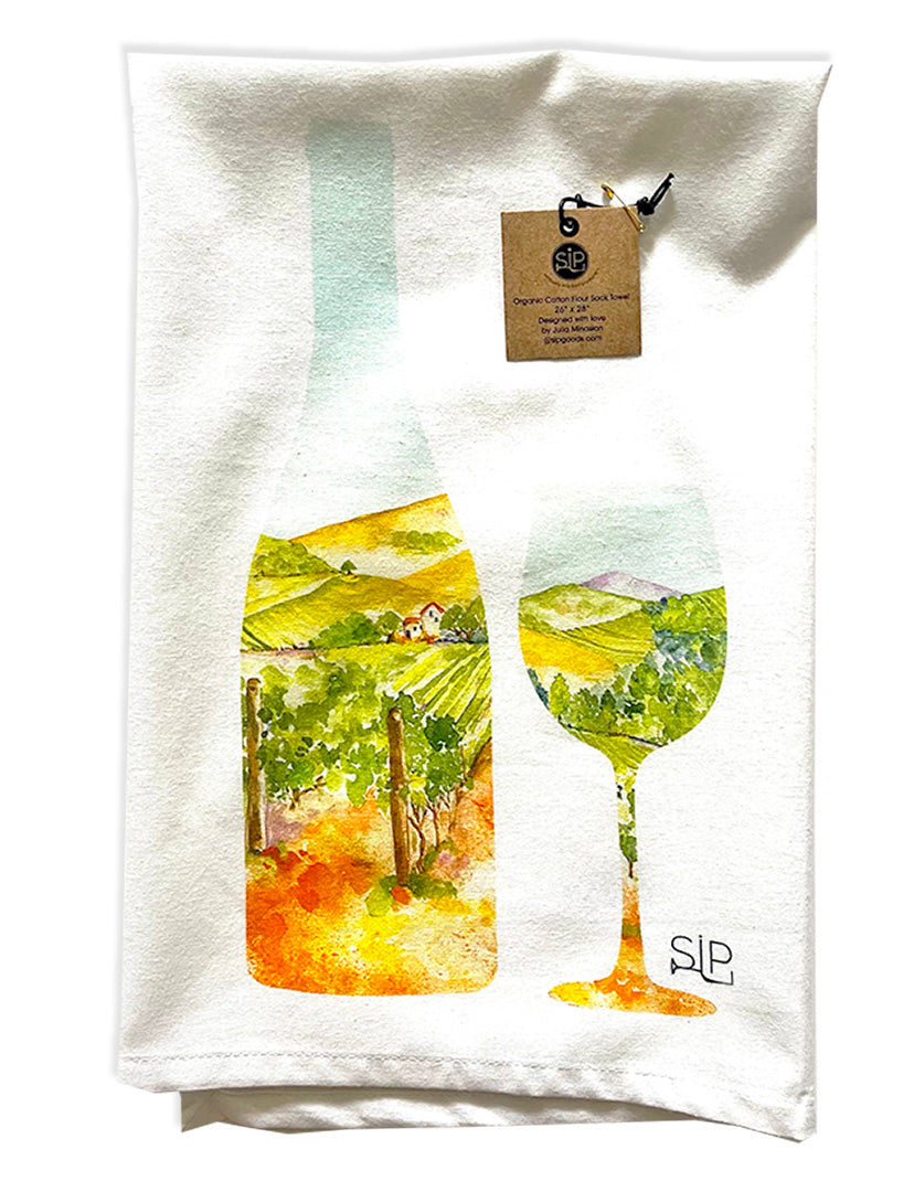 "Among The Vines" - Flour Sack Towel