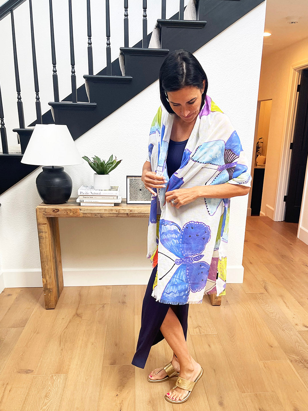 "Emerge Happy" Organic Cotton Scarf