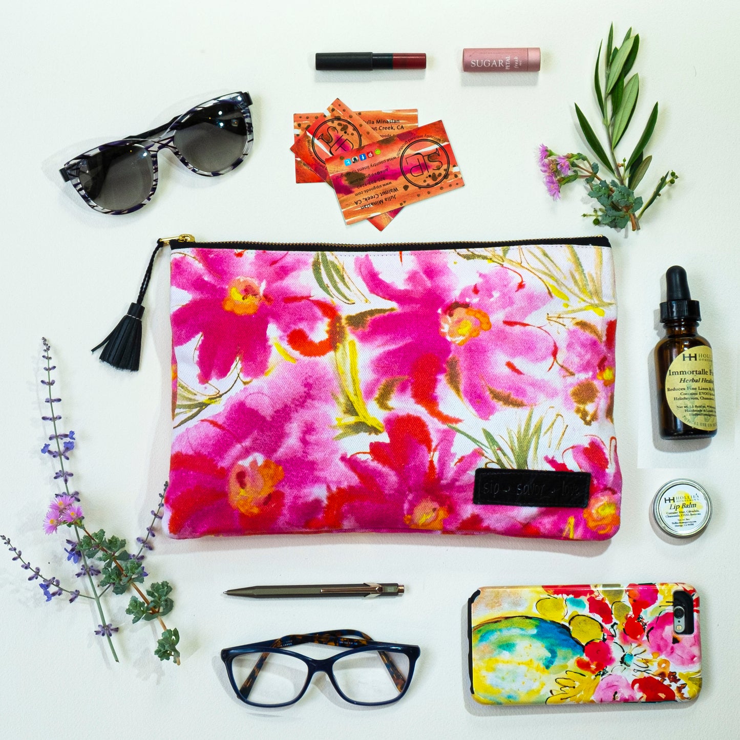 "Expressions" Clutch Bag