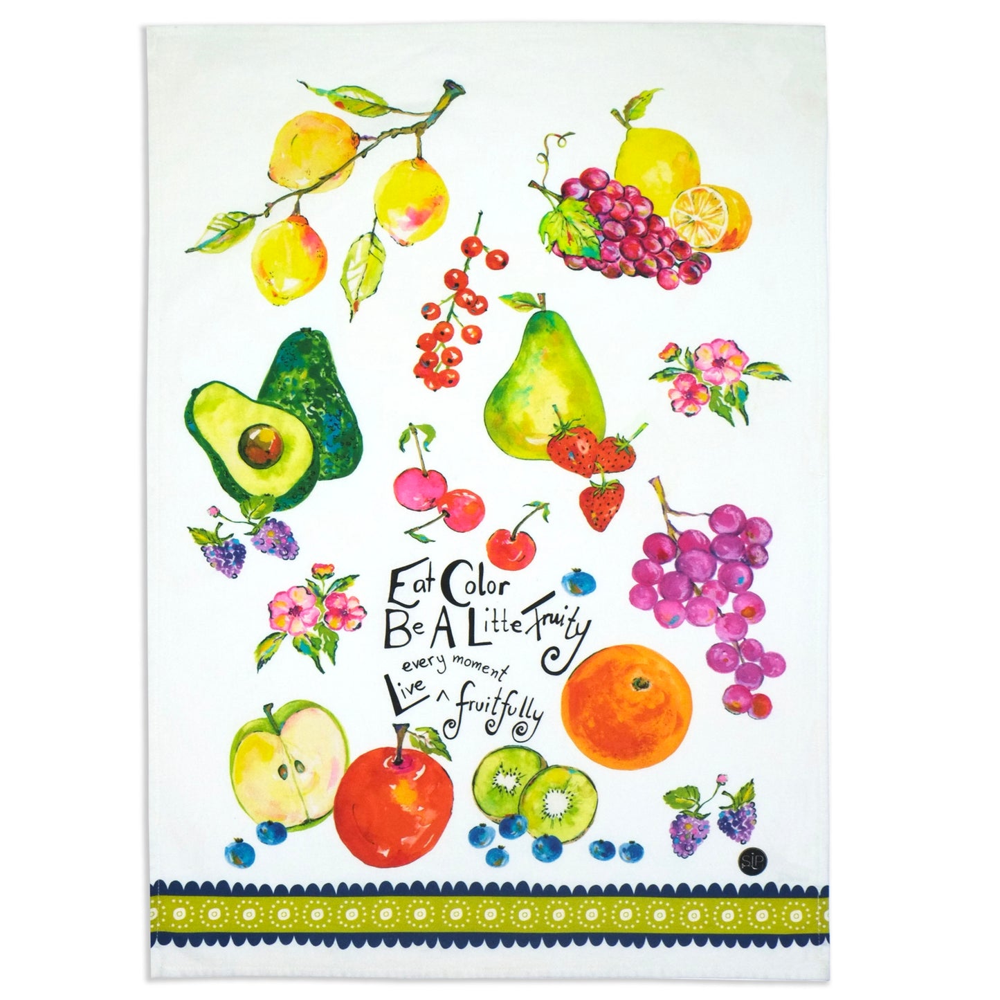 "Live Fruitfully" Kitchen Towel