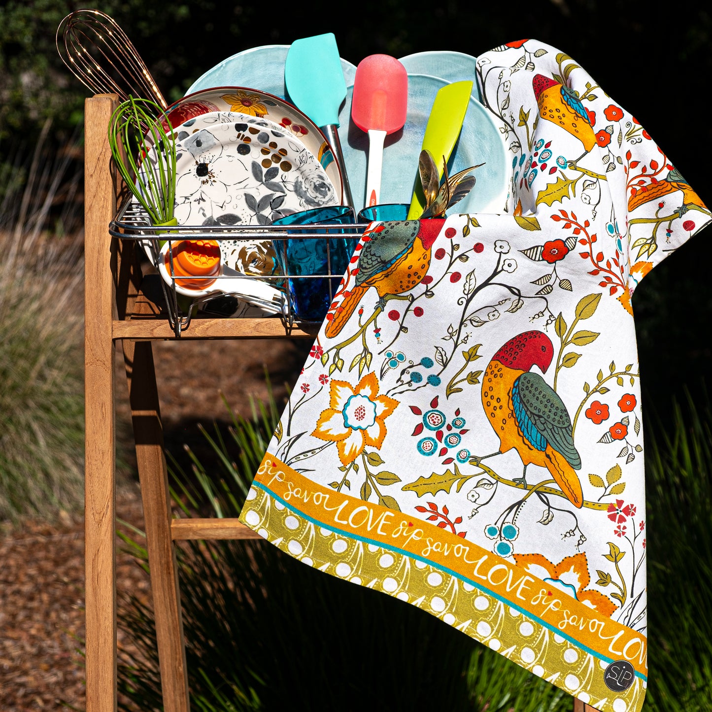 "Jungle Song" Kitchen Towel