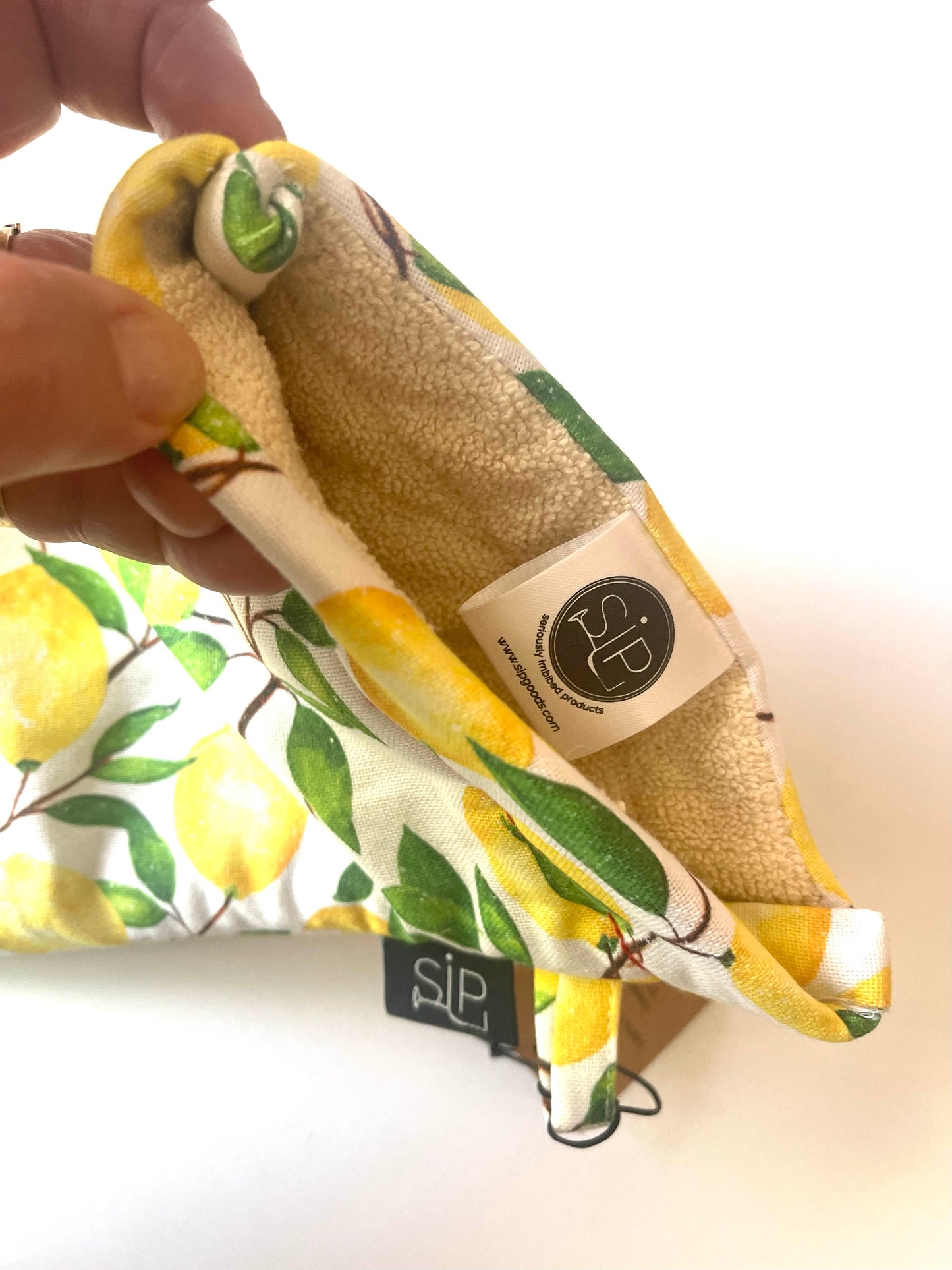 "Lemon Dance" Oven Mitt