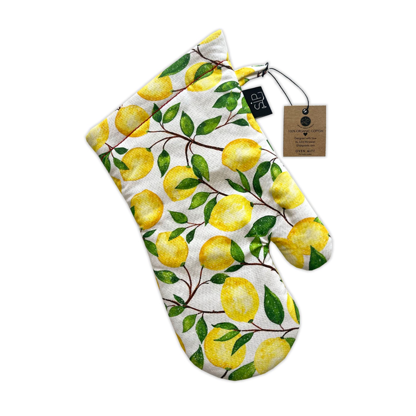 "Lemon Dance" Oven Mitt
