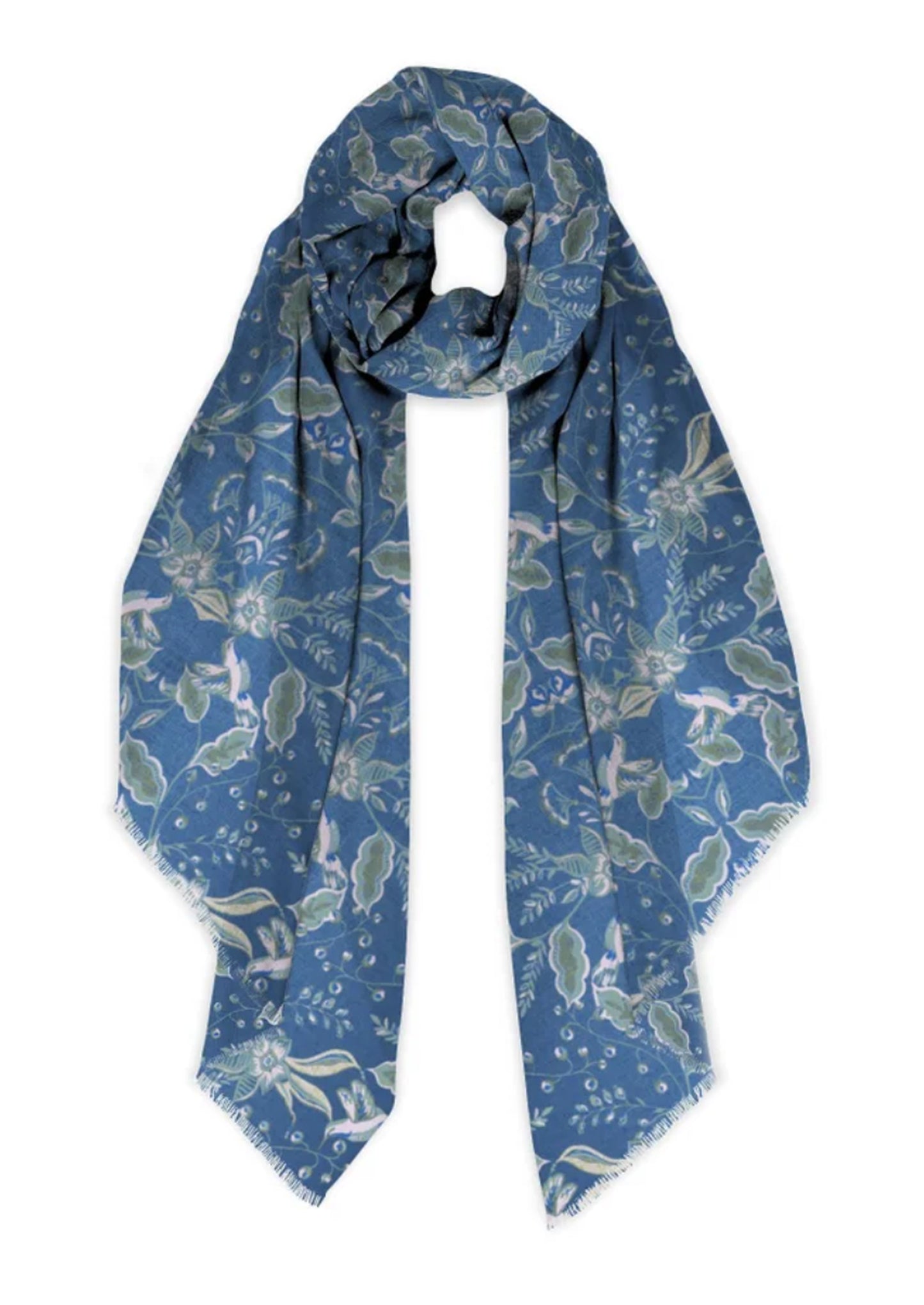 "Les Baux Blue" Scarf