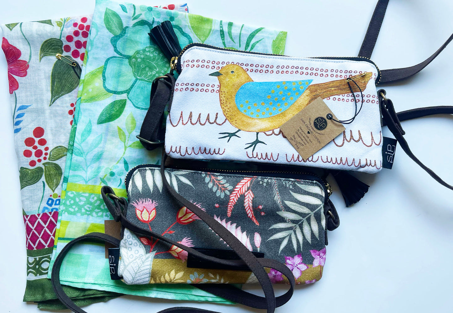 "Nature Awakes" Cross Body Clutch Bag