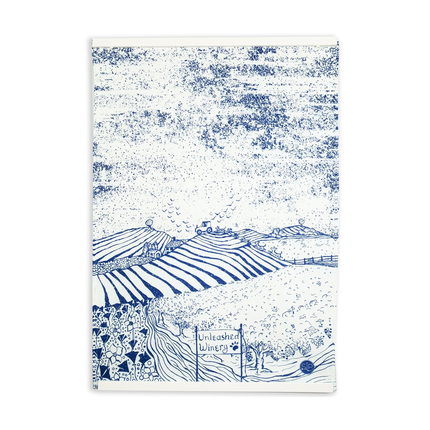 "Vineyard Dogs" Kitchen Towel