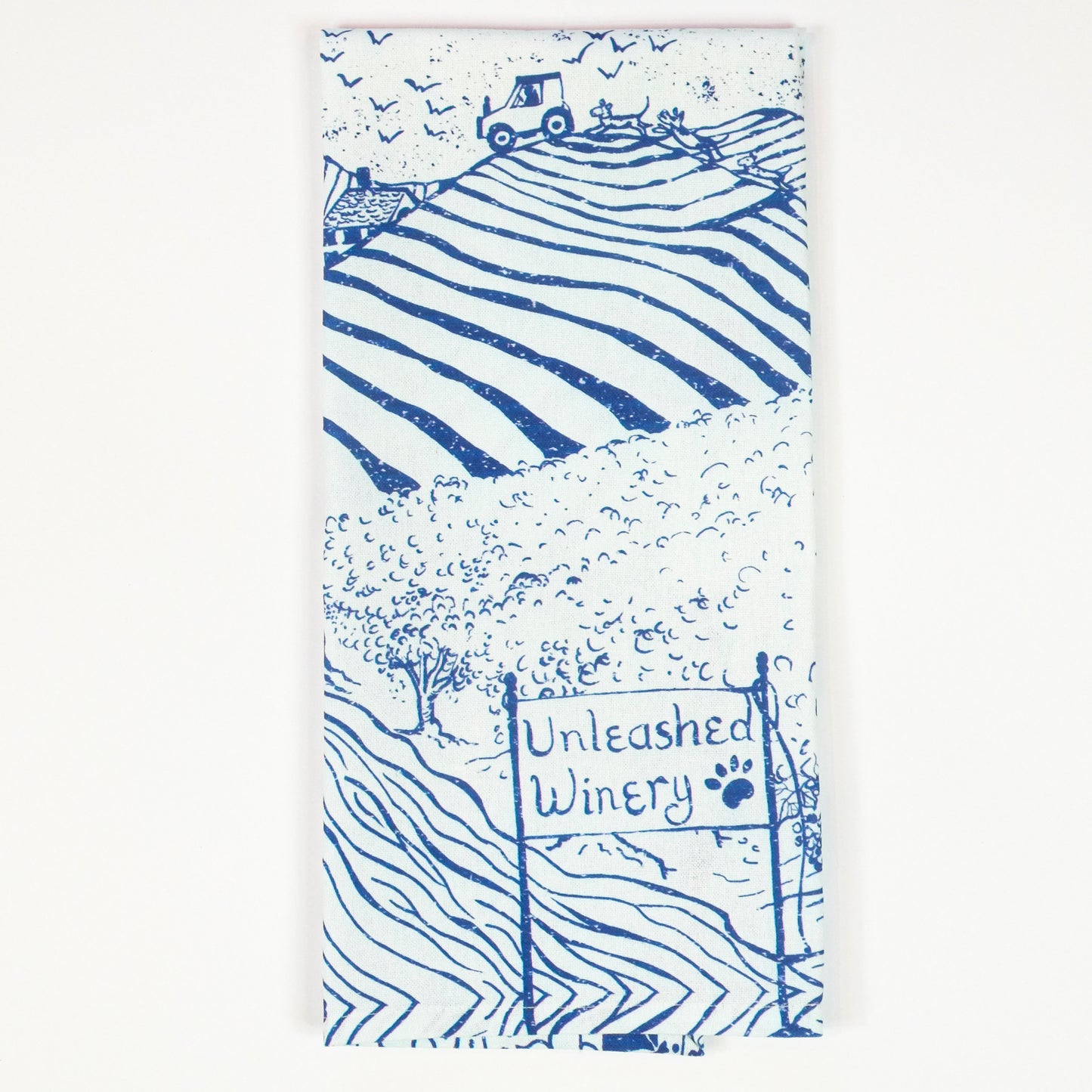 "Vineyard Dogs" Kitchen Towel