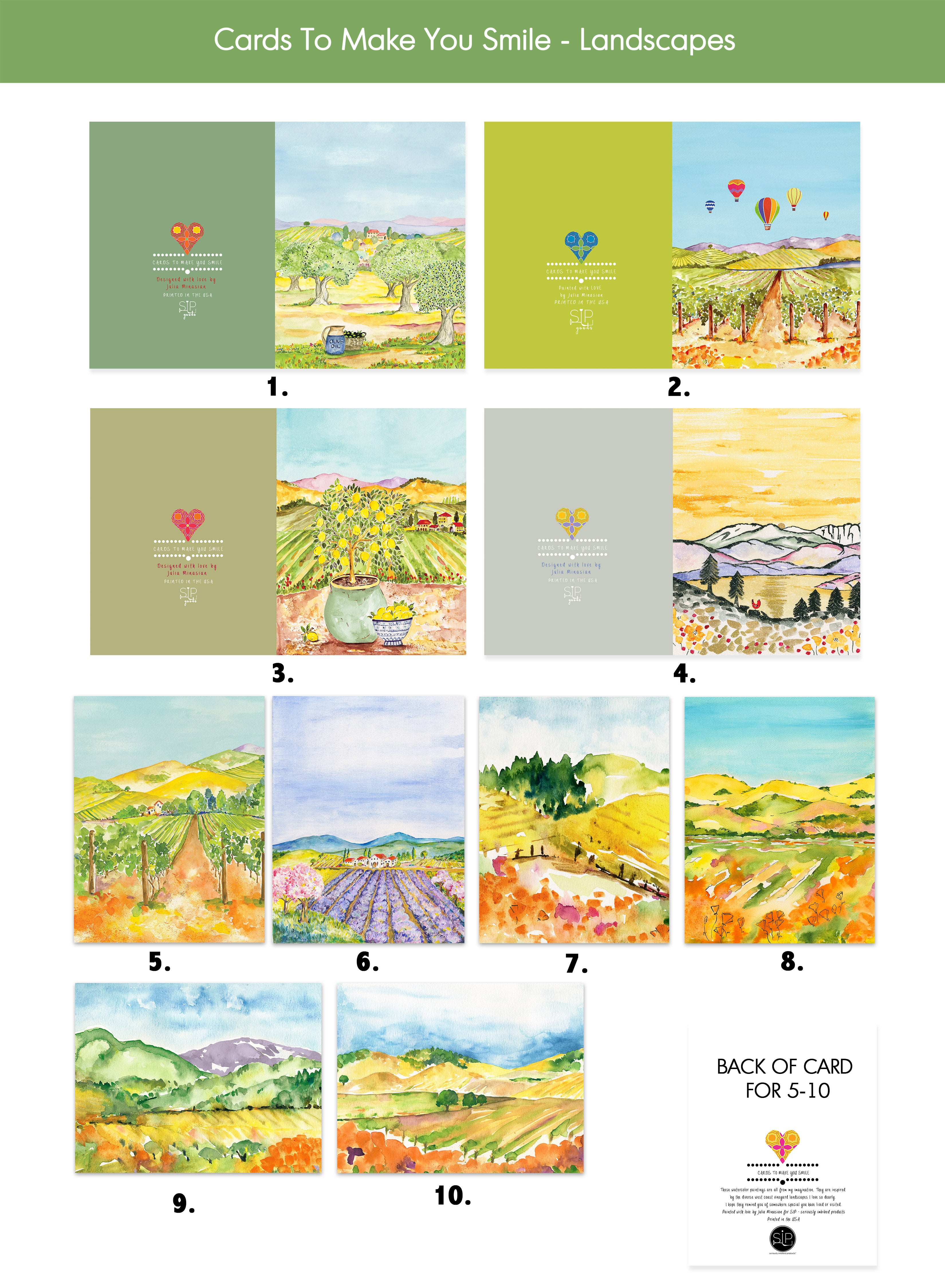 Landscape Notecards