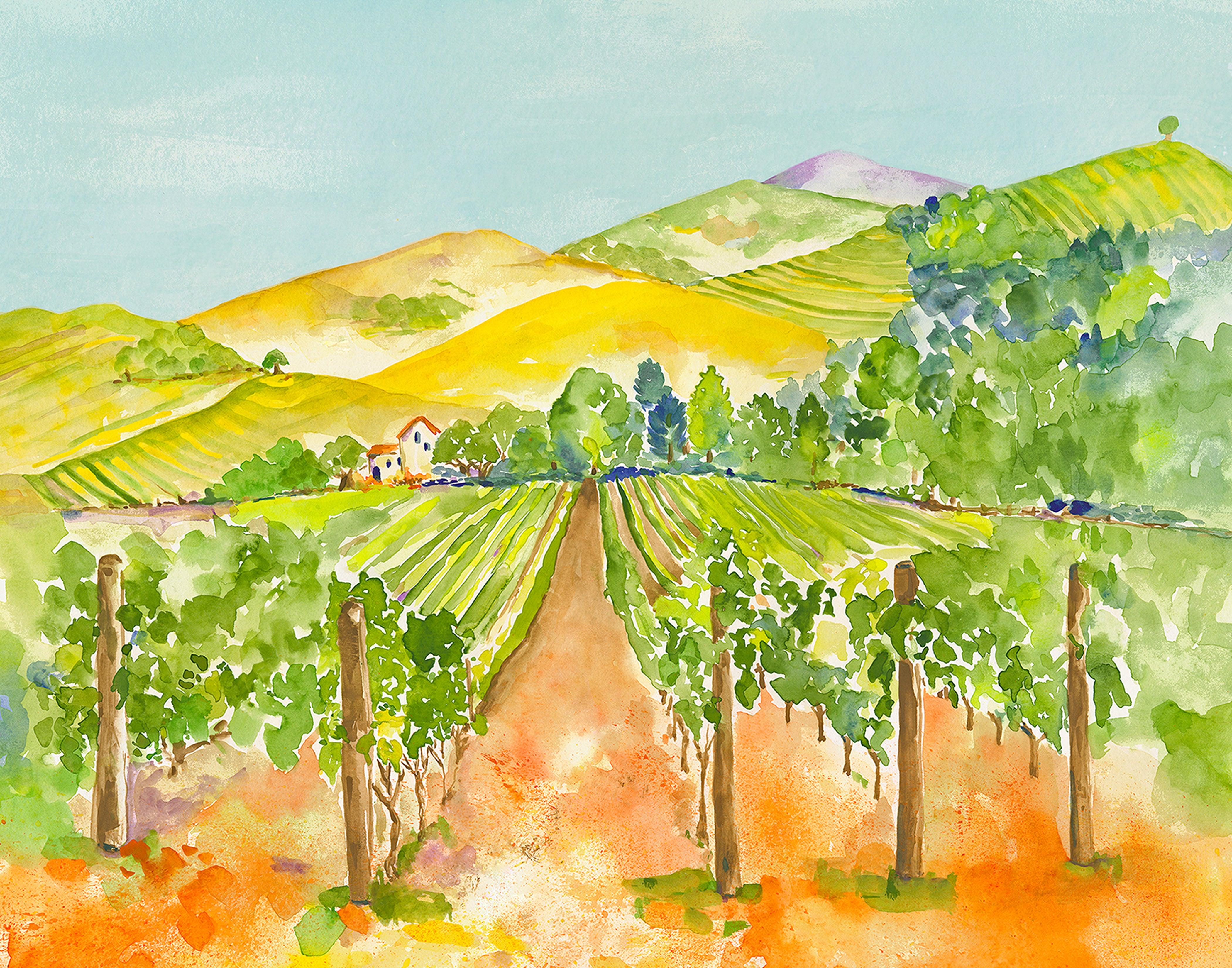 "Among the Vines" Horizontal - Giclée Print