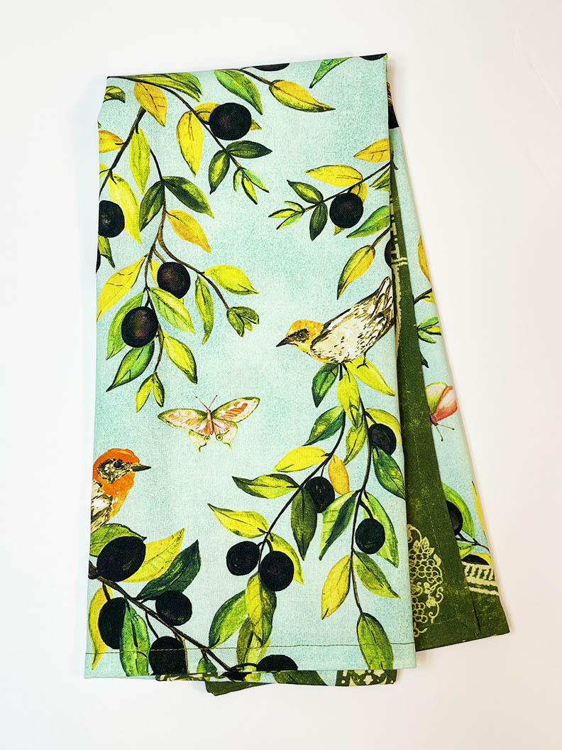 "Olive Dance" Kitchen Towel
