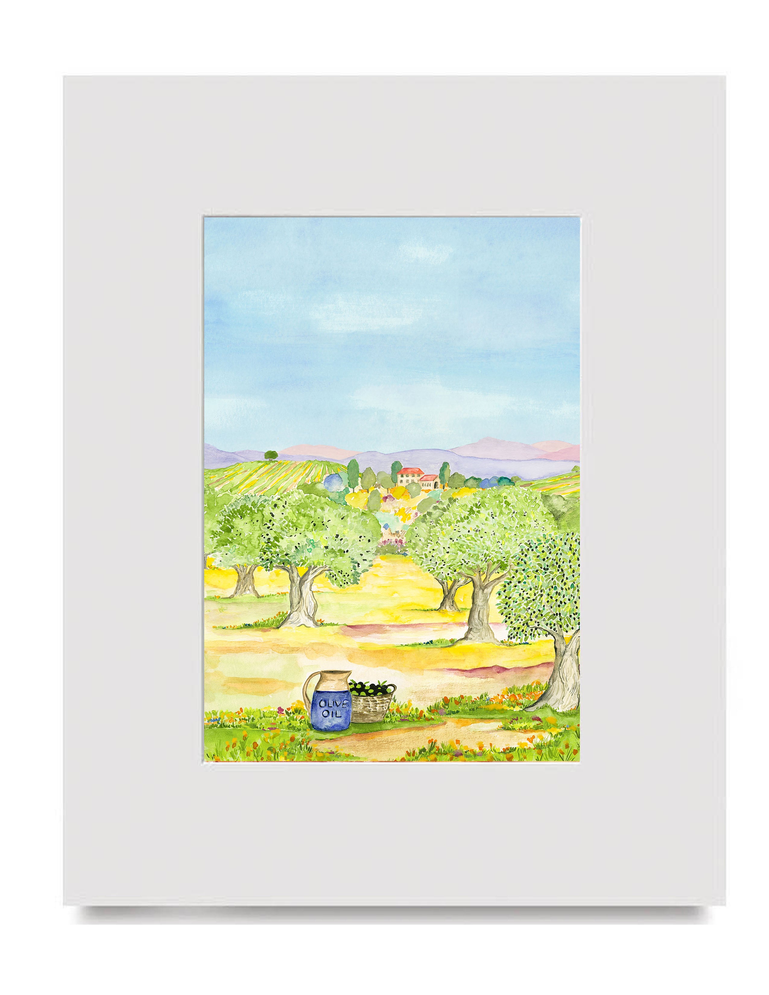 "Olive Trees" Giclée Print