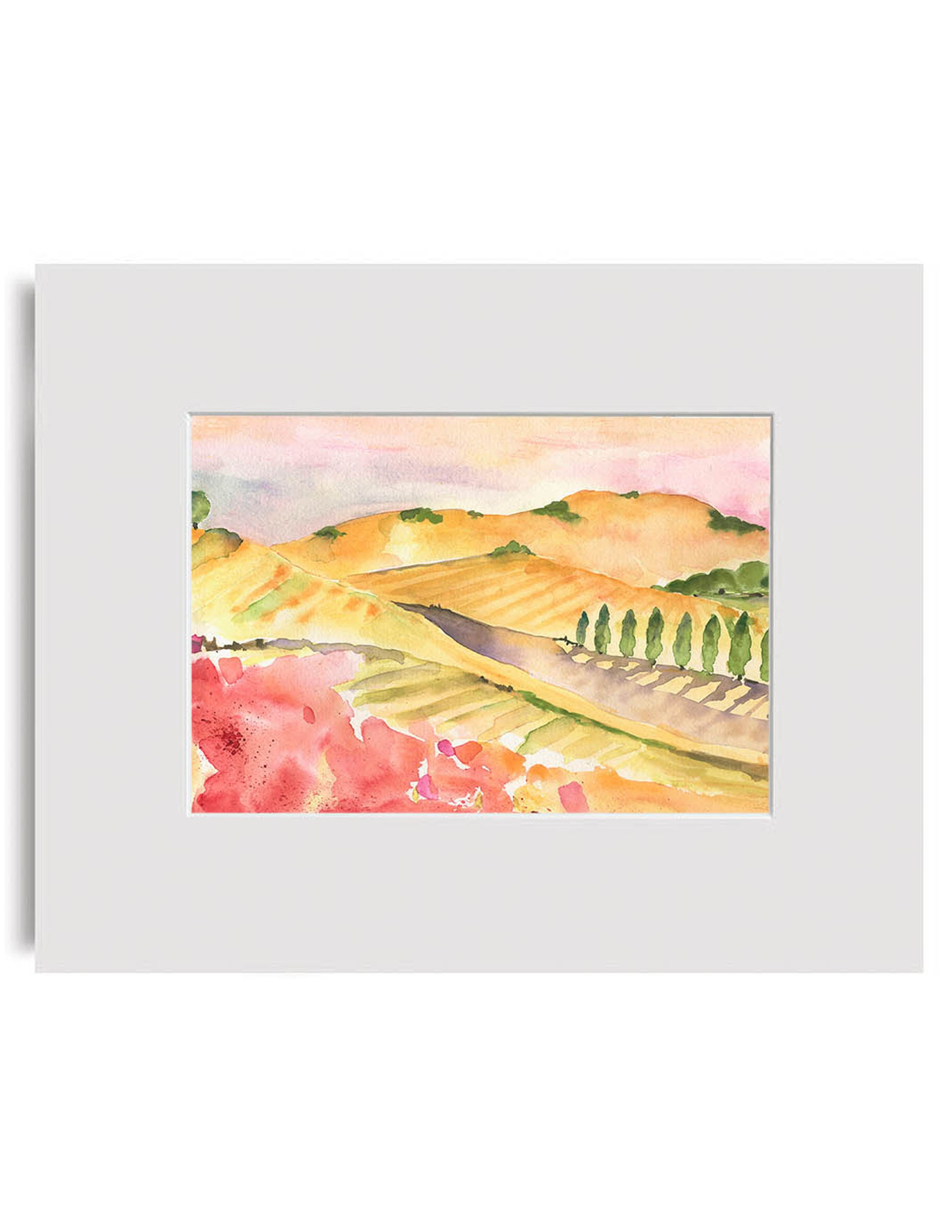 "Wine Country Sunset" Giclée Print