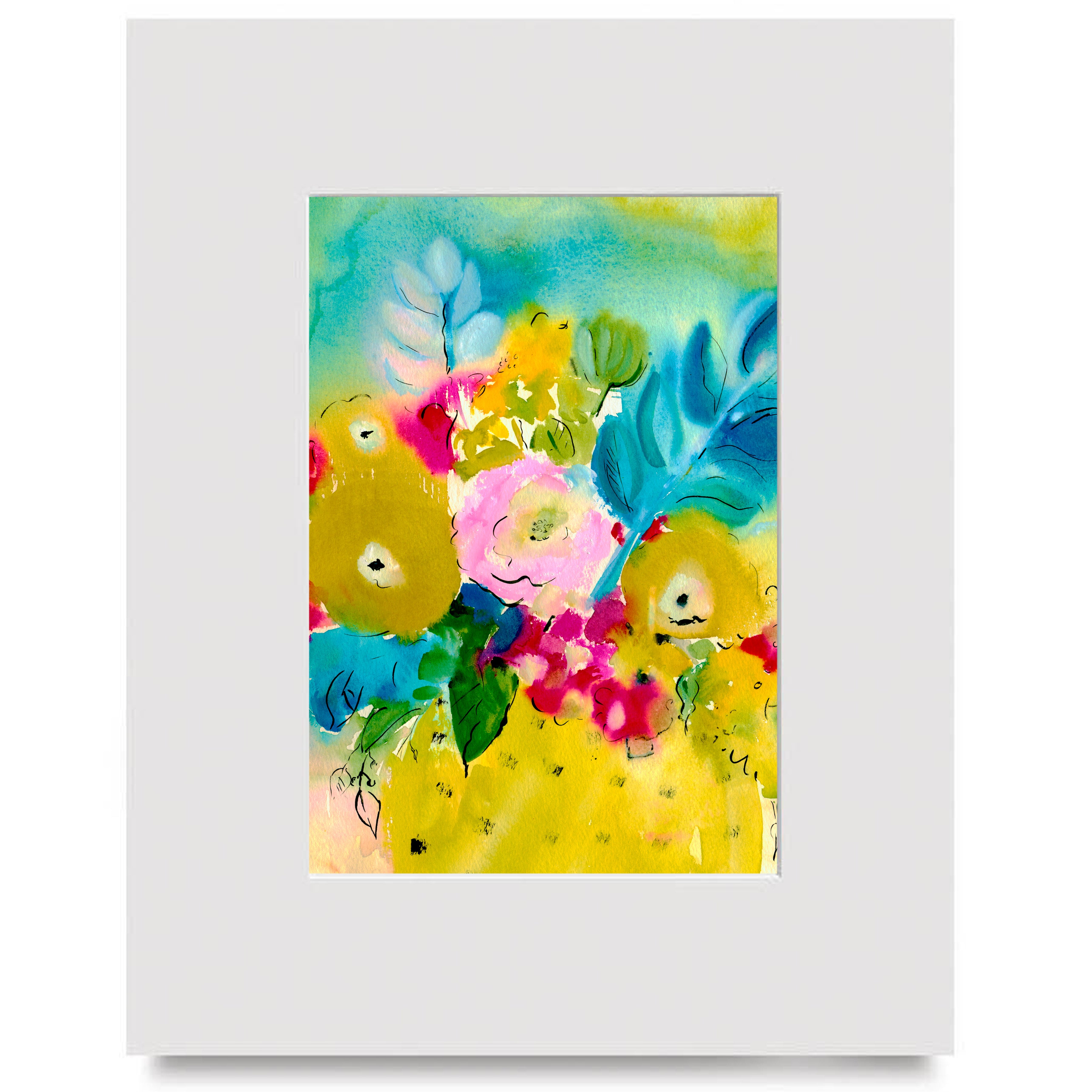 "Floral 1" Giclée Print (Portrait)