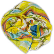 "Lemon Heaven" Botanical Silk Scarf
