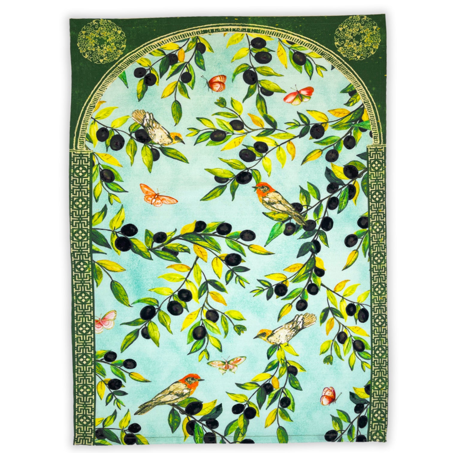 "Olive Dance" Kitchen Towel