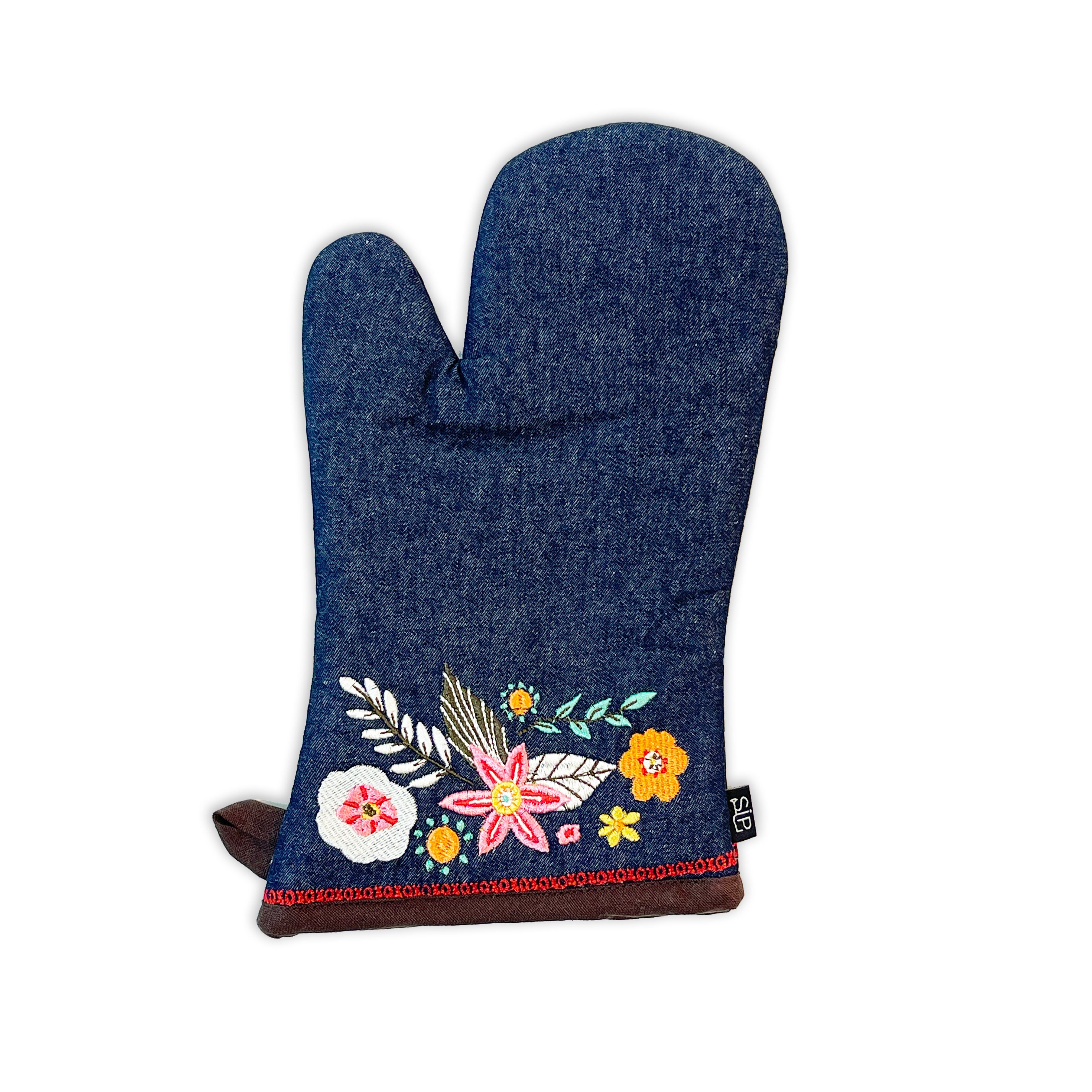 "Solstice" Denim Oven Mitt