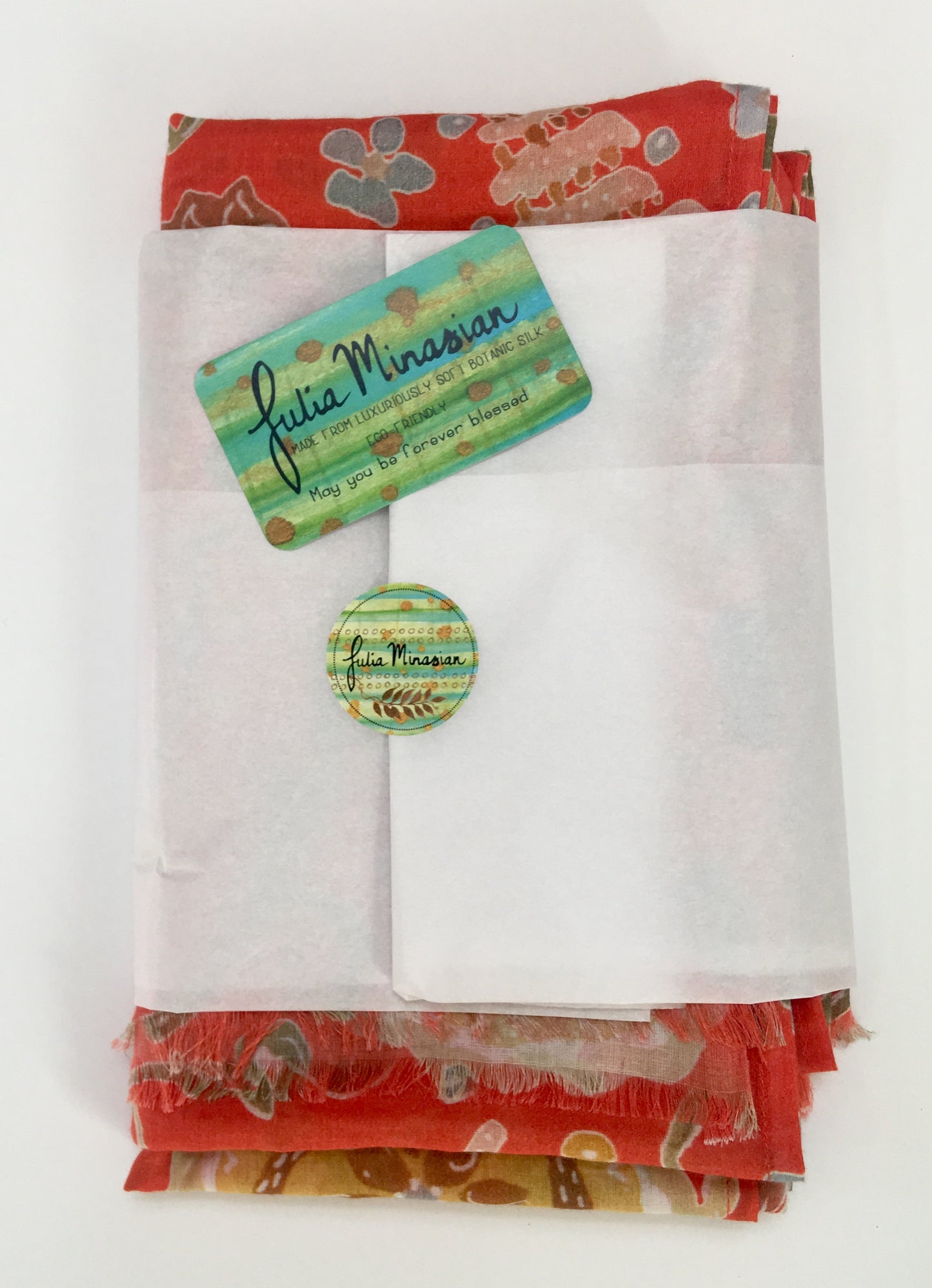 "Garden Prowl" Organic Cotton Scarf