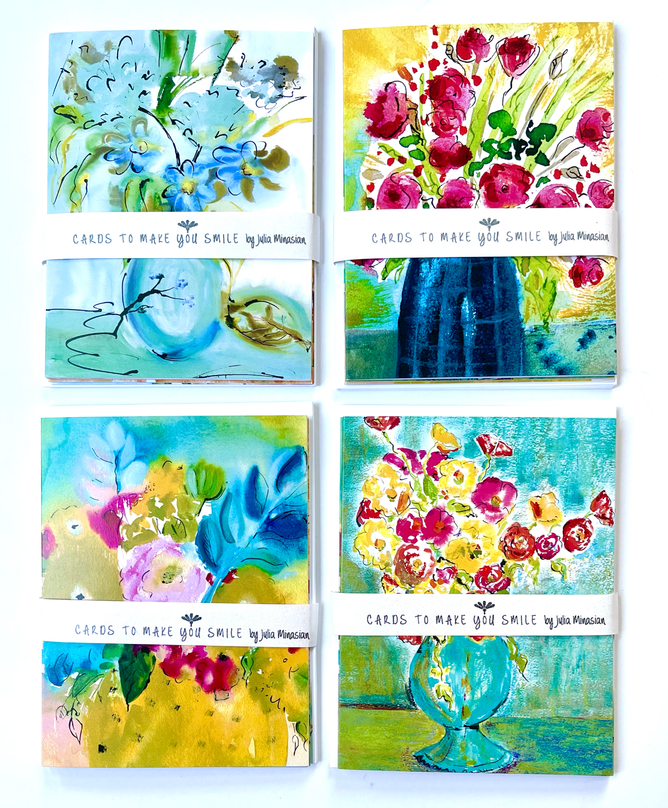 Mixed Florals - Notecards - Set of Four