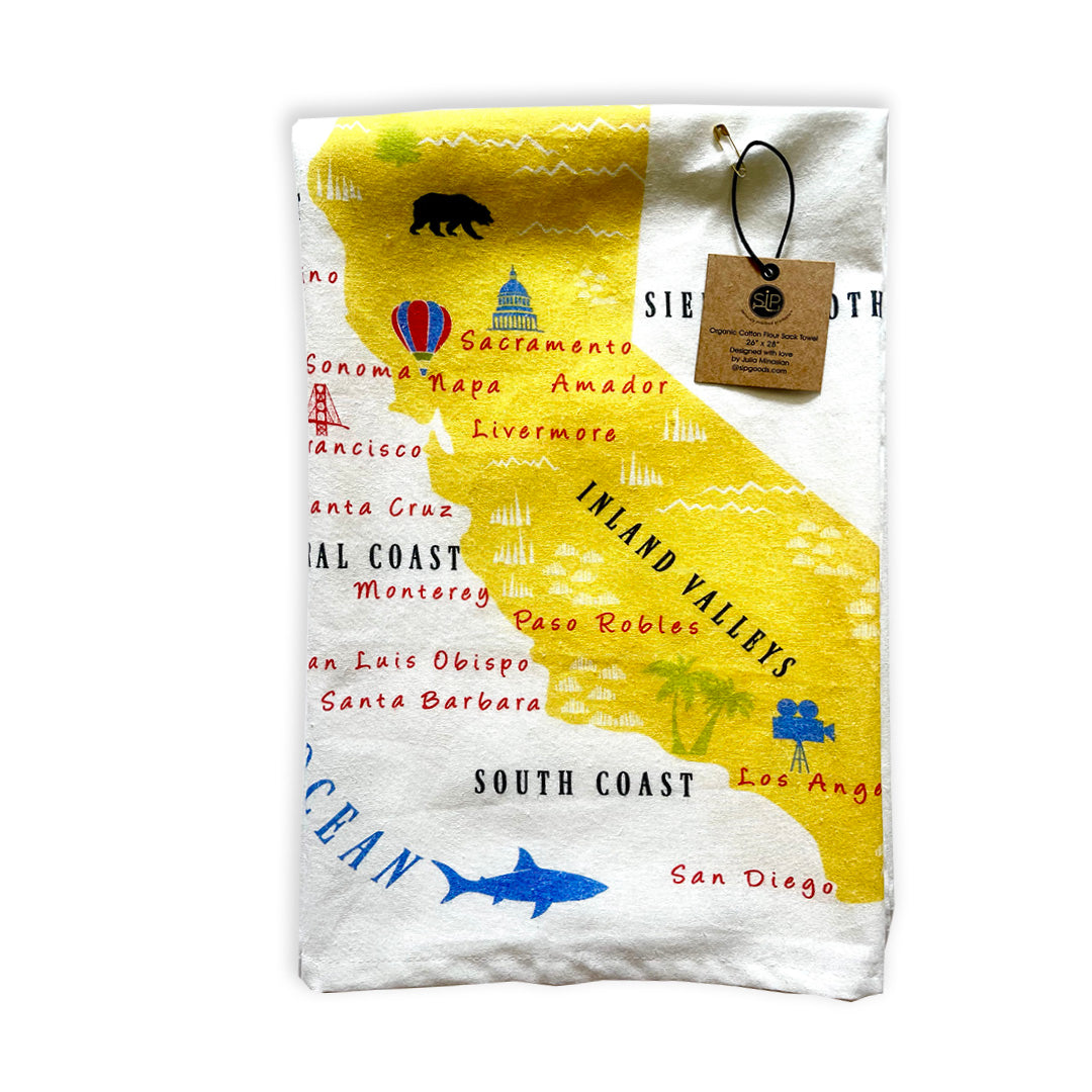 "The Golden State" - Flour Sack Towel