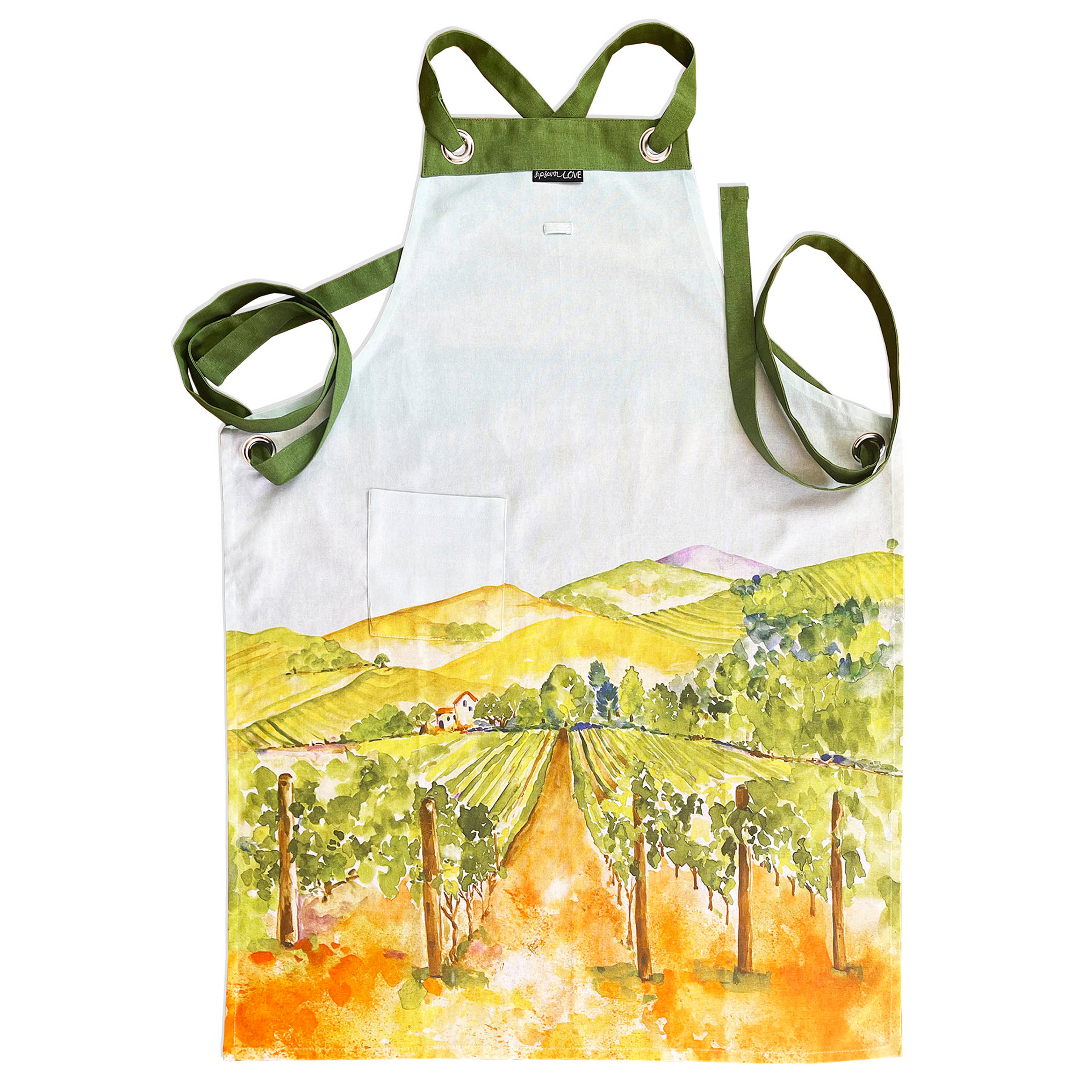 "Among the Vines" Apron