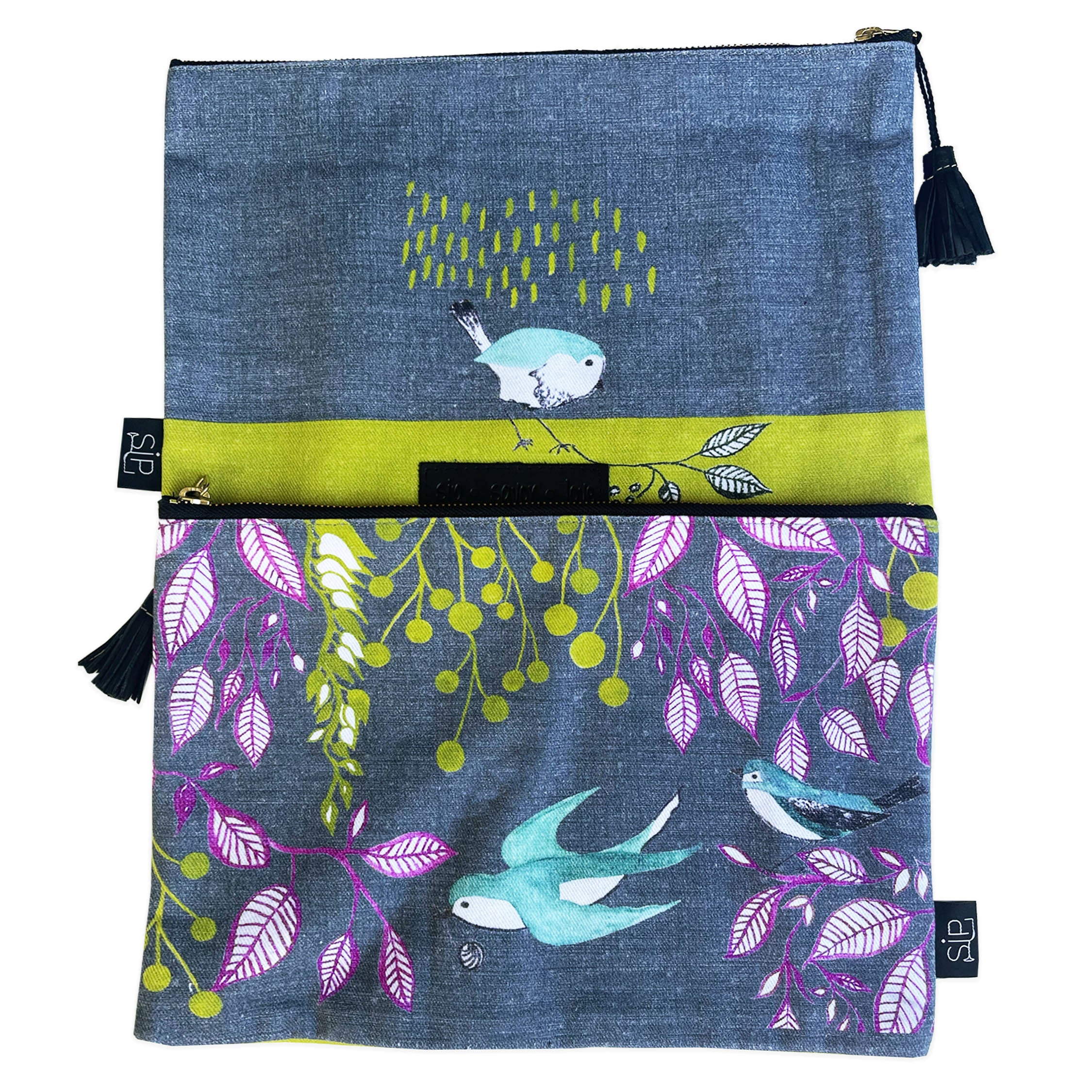 "Bird Dance" Clutch Bag