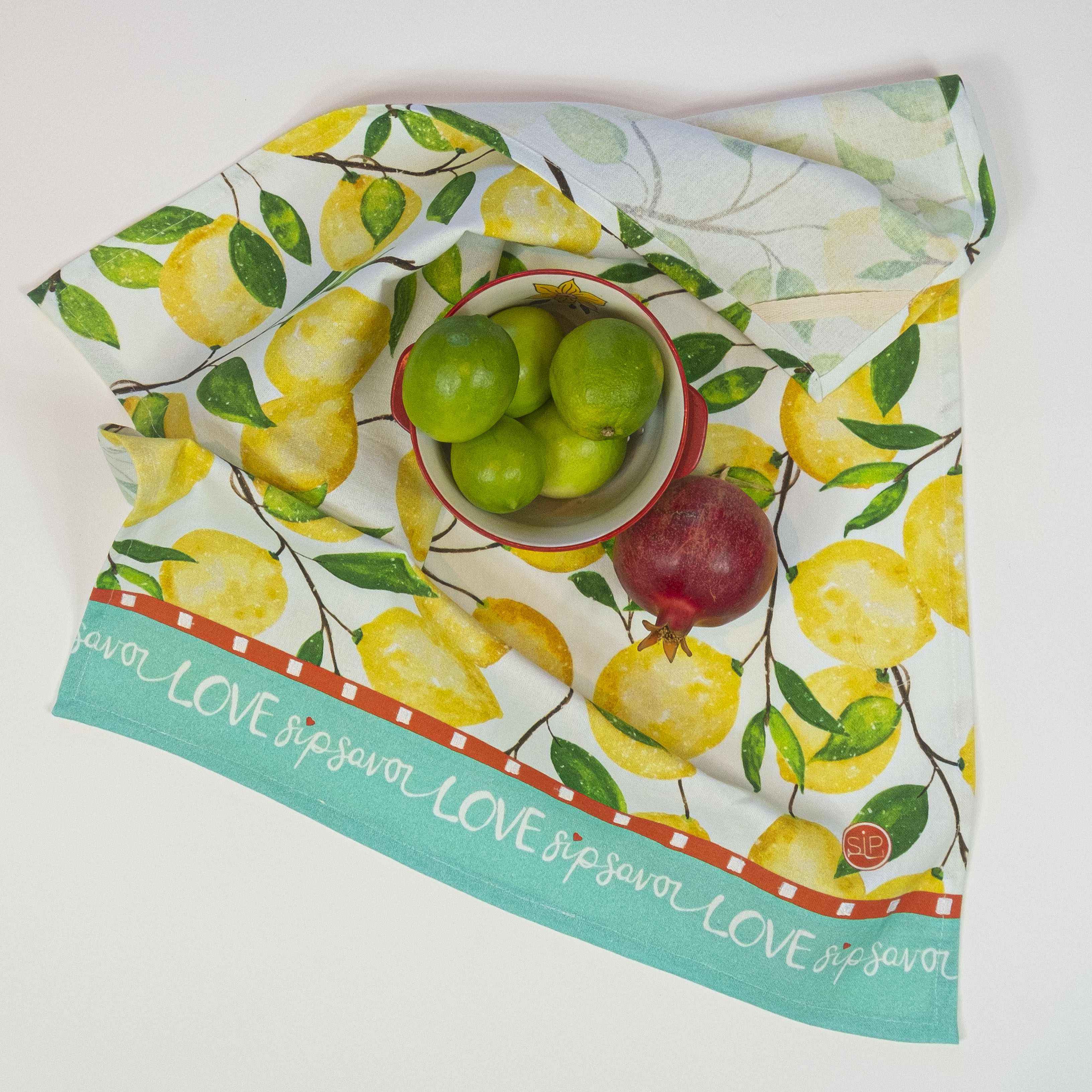 "Lemon Dance" Kitchen Towel