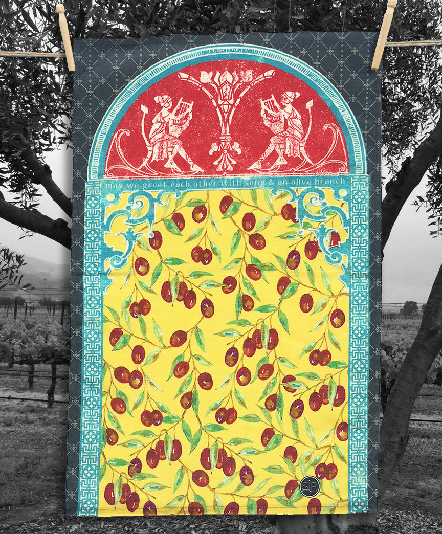 "Olive Grove" Kitchen Towel