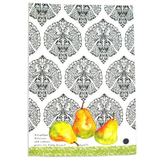 "Ode to Pears" Kitchen Towel